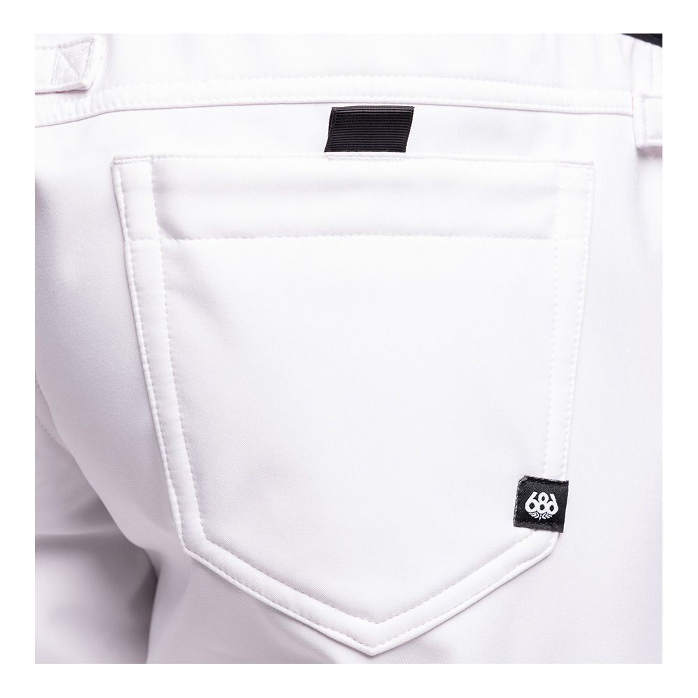 686 GOSSIP SOFTSHELL - Pantalon ski Femme white