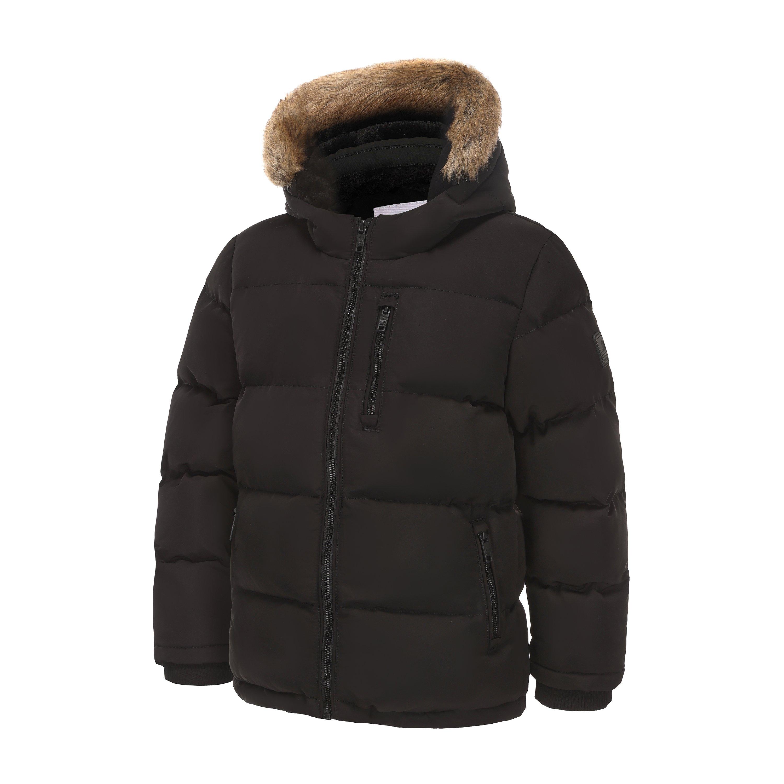 SoulCal Boys 2 Zip Bubble Jacket Junior
