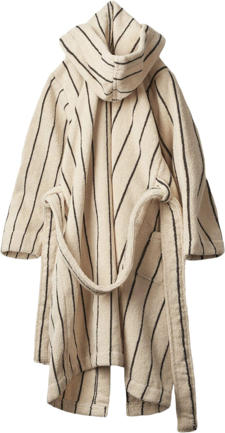 Bongusta Naram Kids Bathrobe Creme & ink