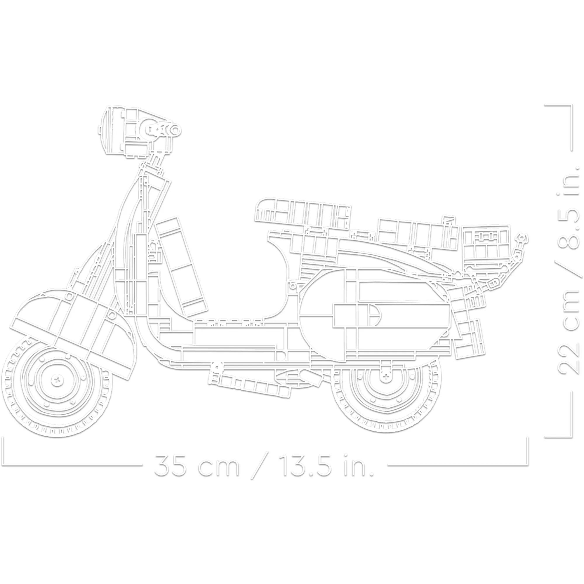 LEGO Konstruktionsspielzeug Creator Expert Vespa 125