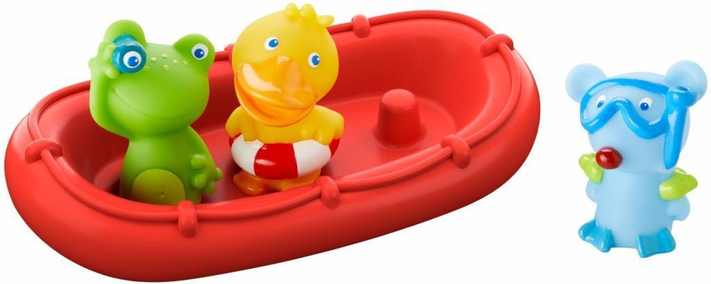 Badewannenspielzeug BADEBOOT TIERMATROSEN AHOI 4-teilig