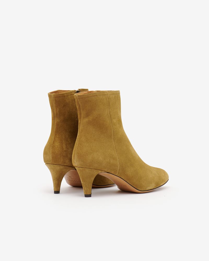 BOTTINES EN CUIR VEAU VELOURS DEONE