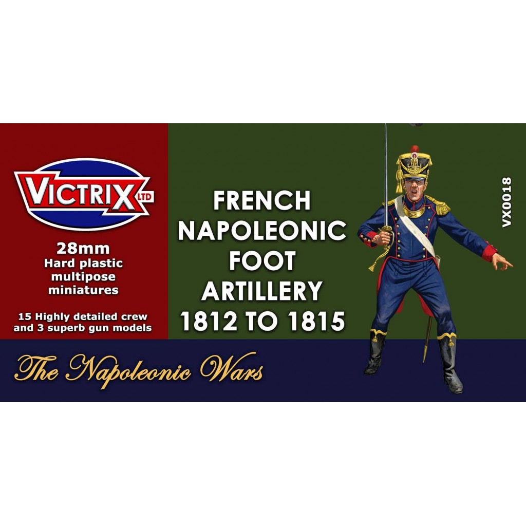 Napoleonic French Artillery 1812 to 1815