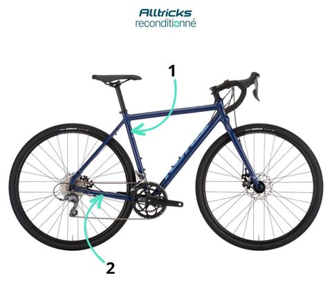 Vélo de Gravel Kona Rove Shimano Claris 8V 700mm Bleu - Produit Reconditionné