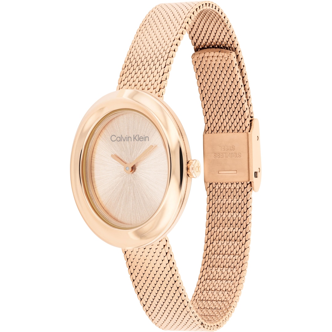 Calvin Klein Twisted Bezel 24mm Rosé