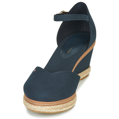 Tommy Hilfiger - BASIC CLOSED TOE MID WEDGE - Bleu