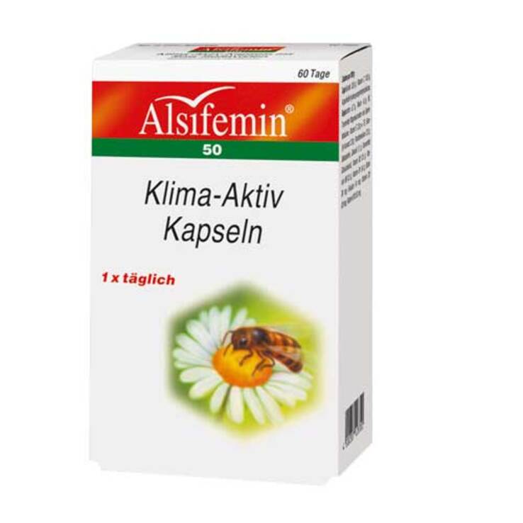 Alsifemin Klima Aktiv mit Soja-Isoflavonen Kapseln, 60 St
