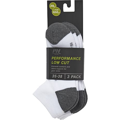 Performance Nation ankelstrømper str. 44/47 - hvid