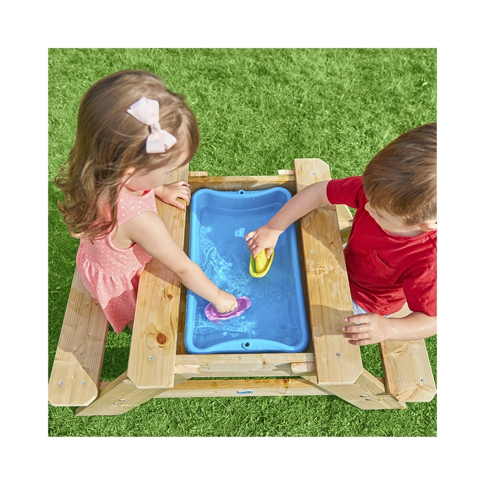TP TOYS Early Fun Holz Picknick-Tisch & Sandkasten