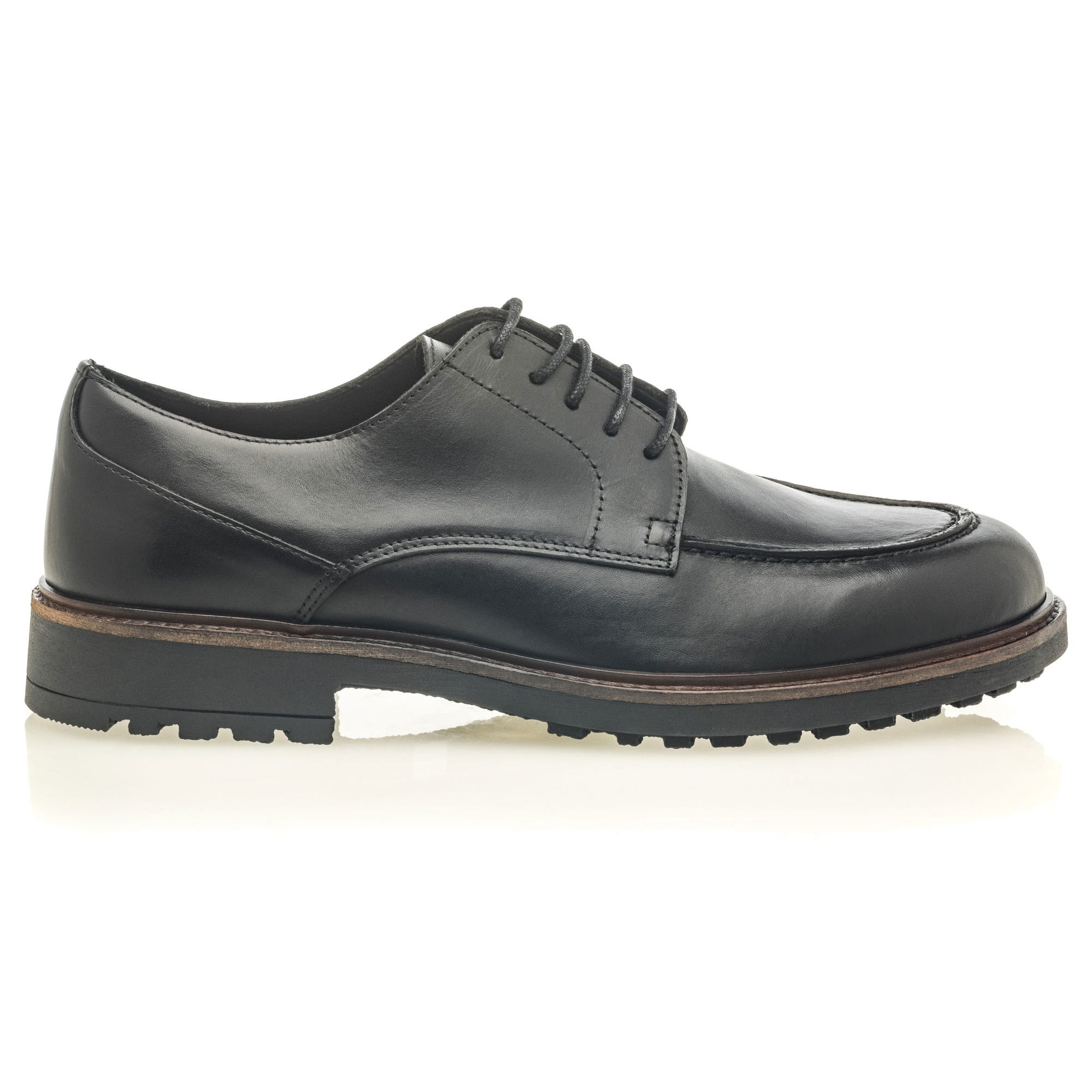 Derbies Homme en cuir noir