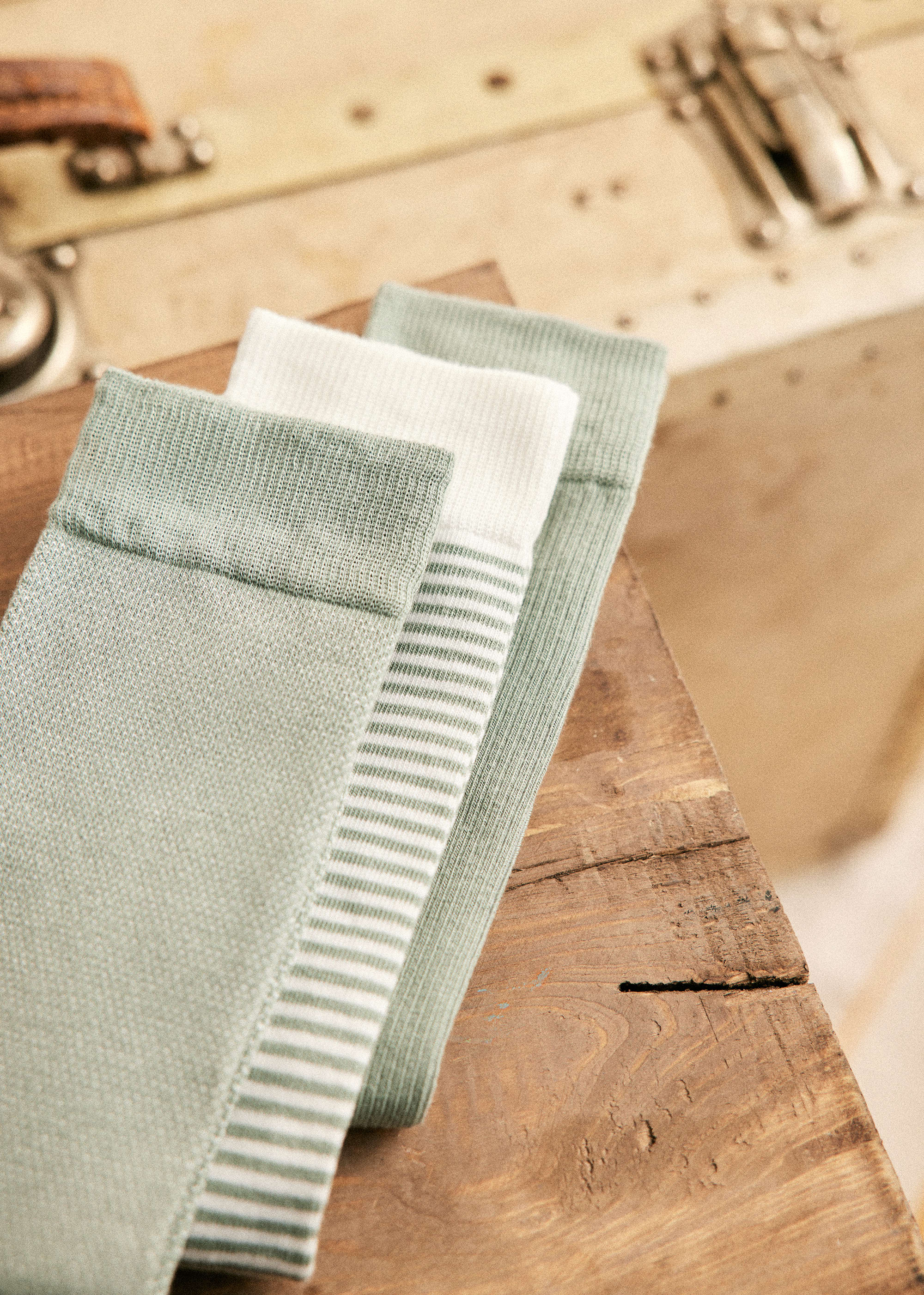Chaussettes Pack Kitts - Vert Sauge - POUR LUI 5906571