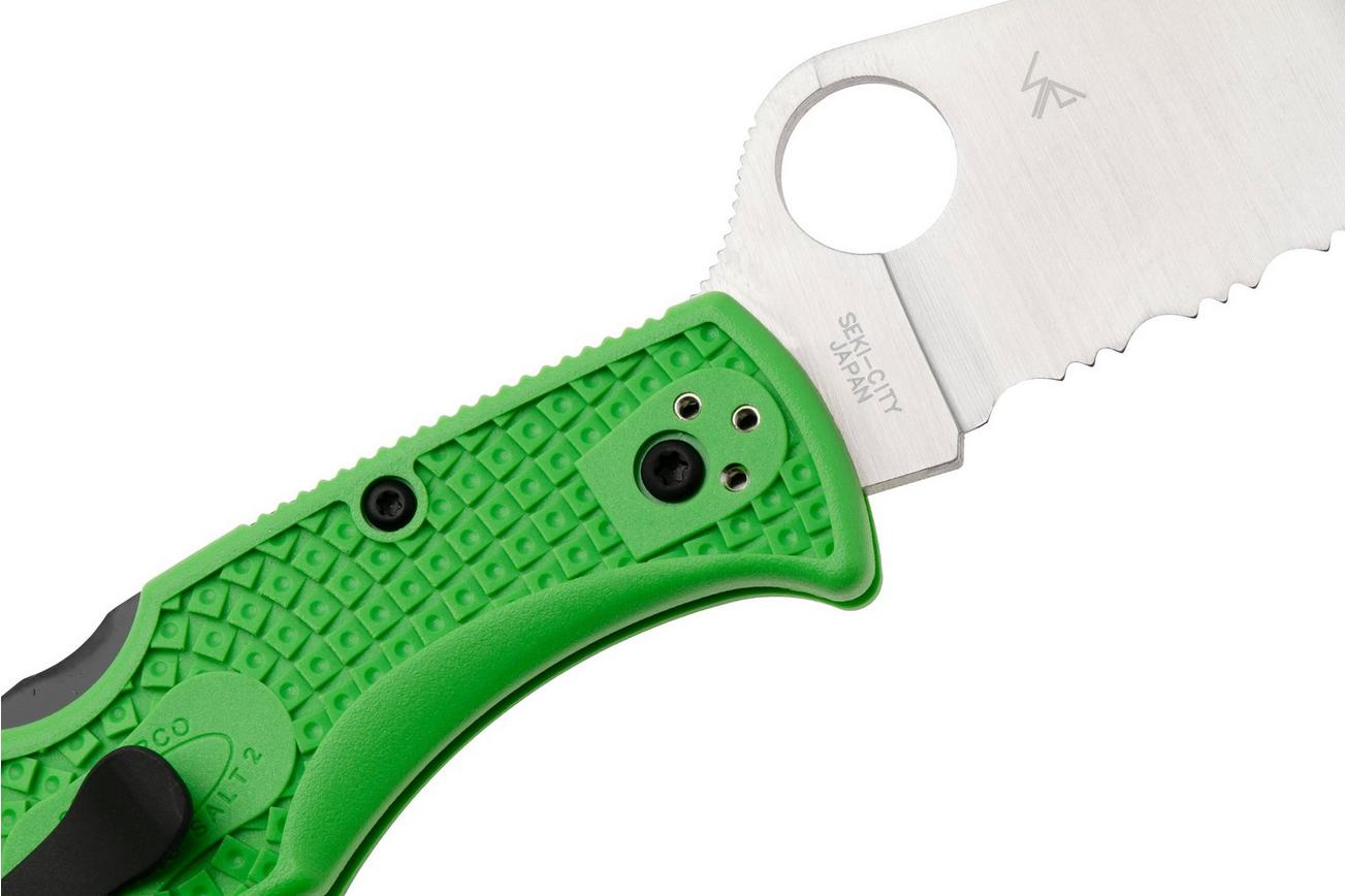 Spyderco Pacific Salt 2 Green LC200N C91FSGR2 serrated zakmes