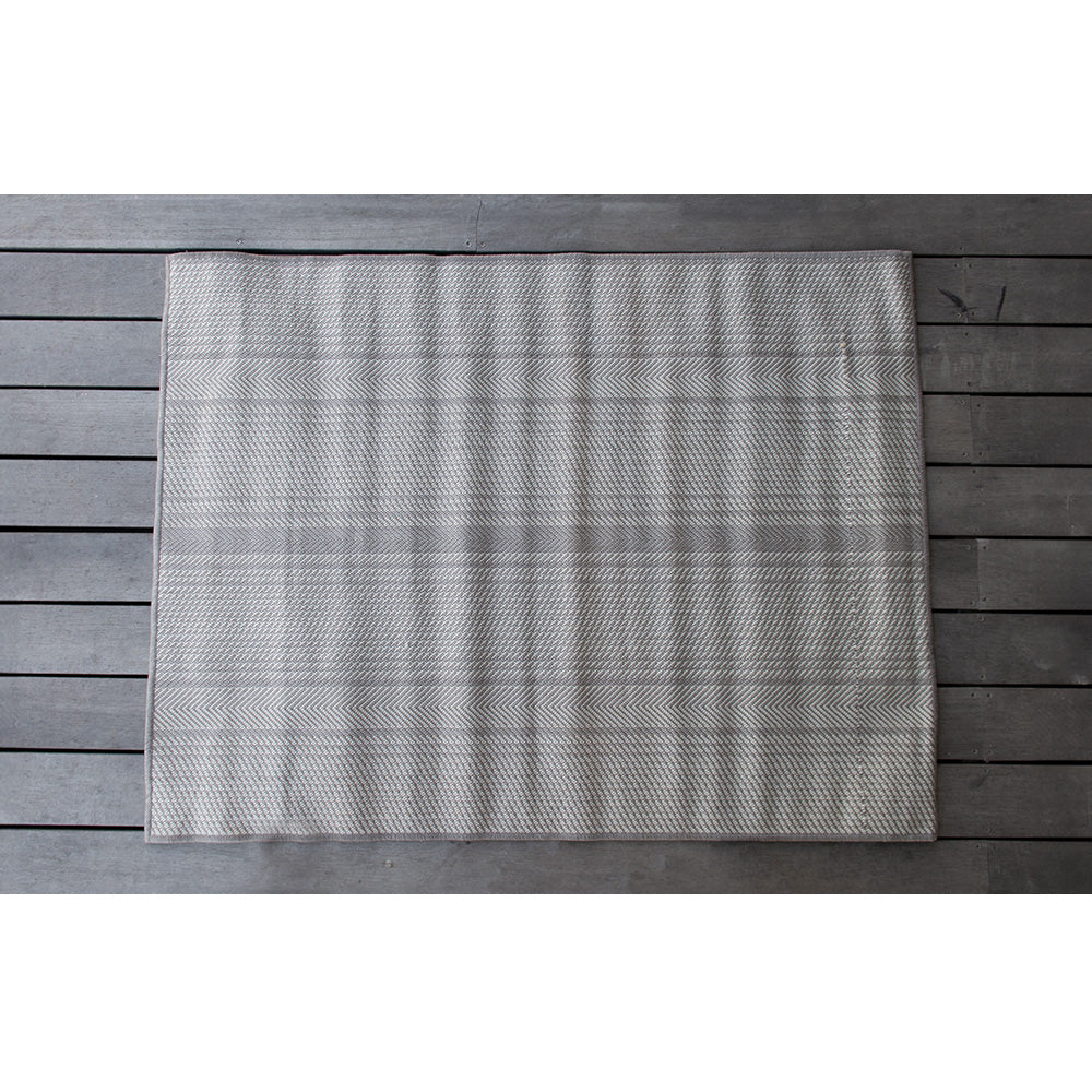 Tapis intérieur/extérieur - brava - 120 x 160 cm - gris/ivoire - cezare