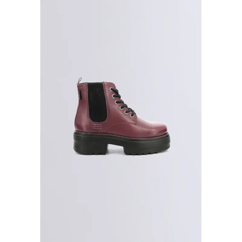 KICK HELENA BORDEAUX BOOTS Cuir Femme