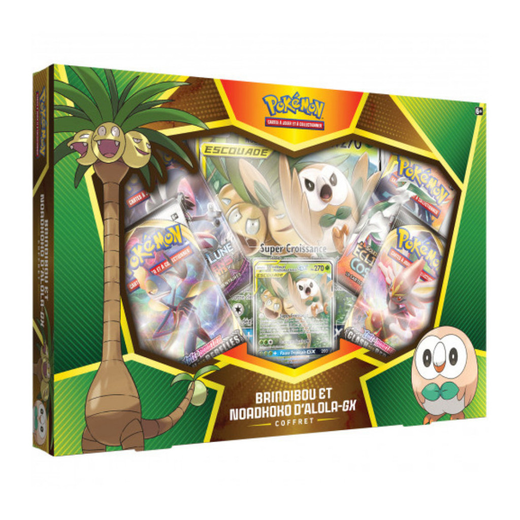Coffret Pokémon Brindibou et Noadkoko d'Alola-GX