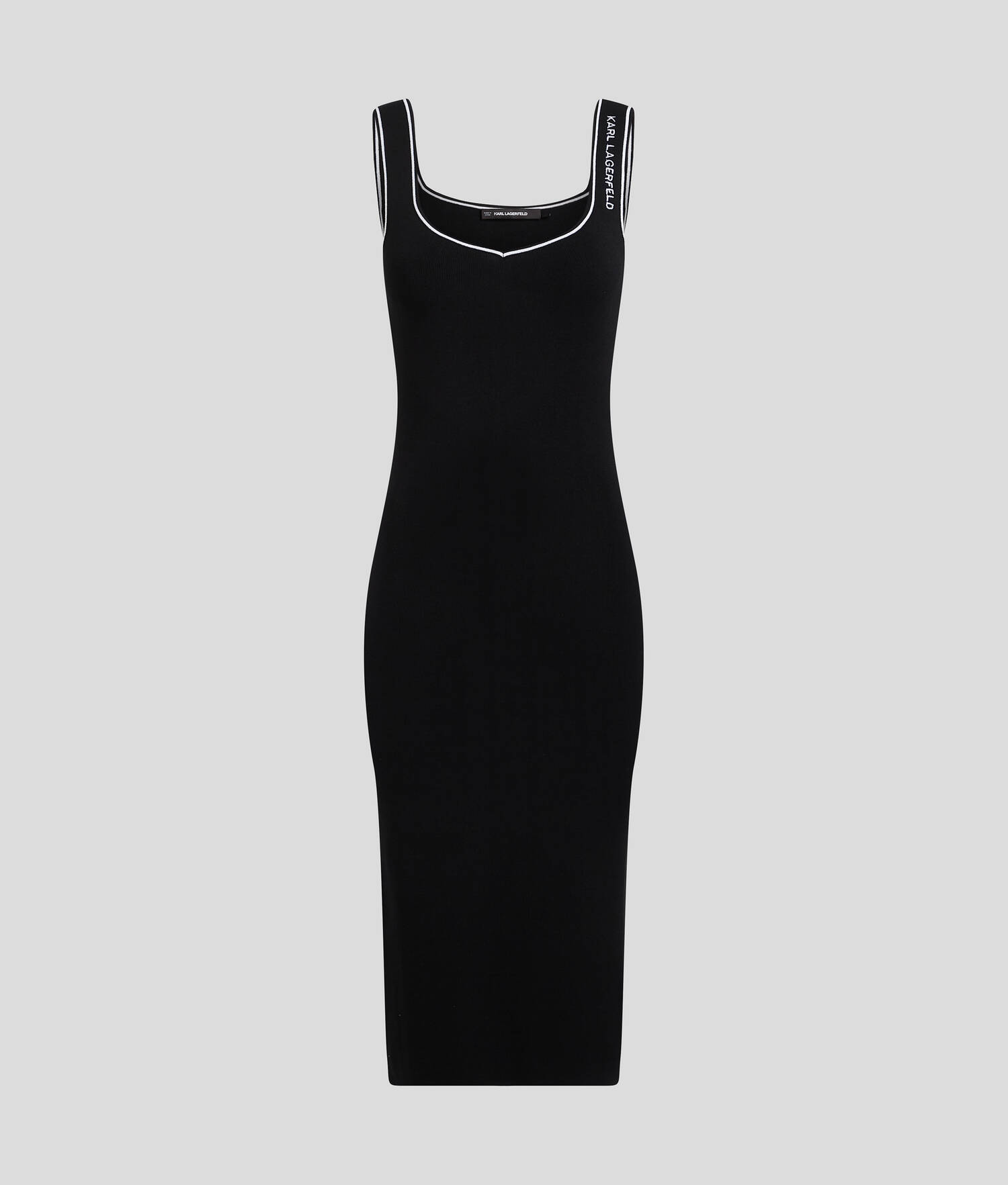 ROBE TRICOT KARL ESSENTIAL - Noir