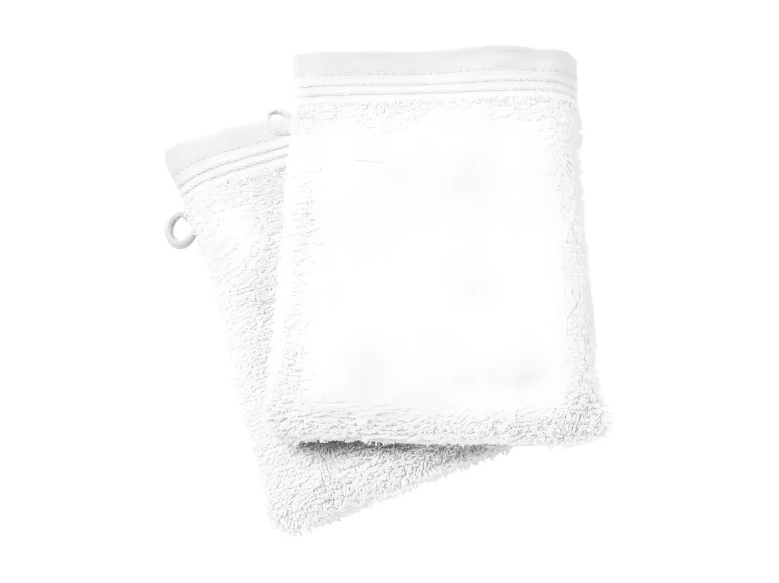 Lot de 2 gants de toilette 