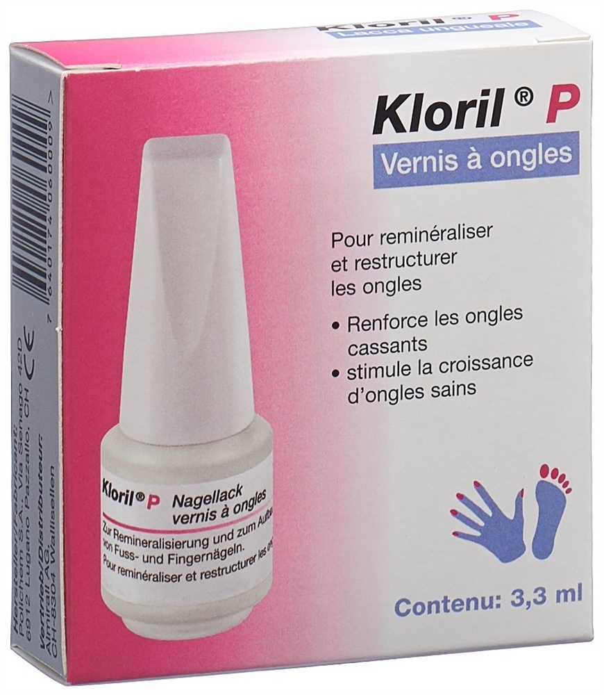 KLORIL P Nagellack<br>3.3 ml, Flasche