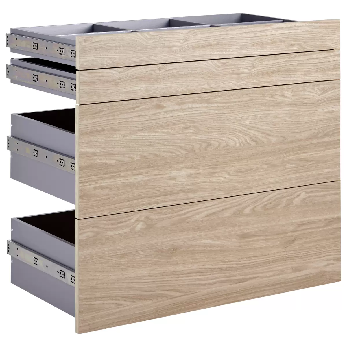 Schubladenset Unit Eiche