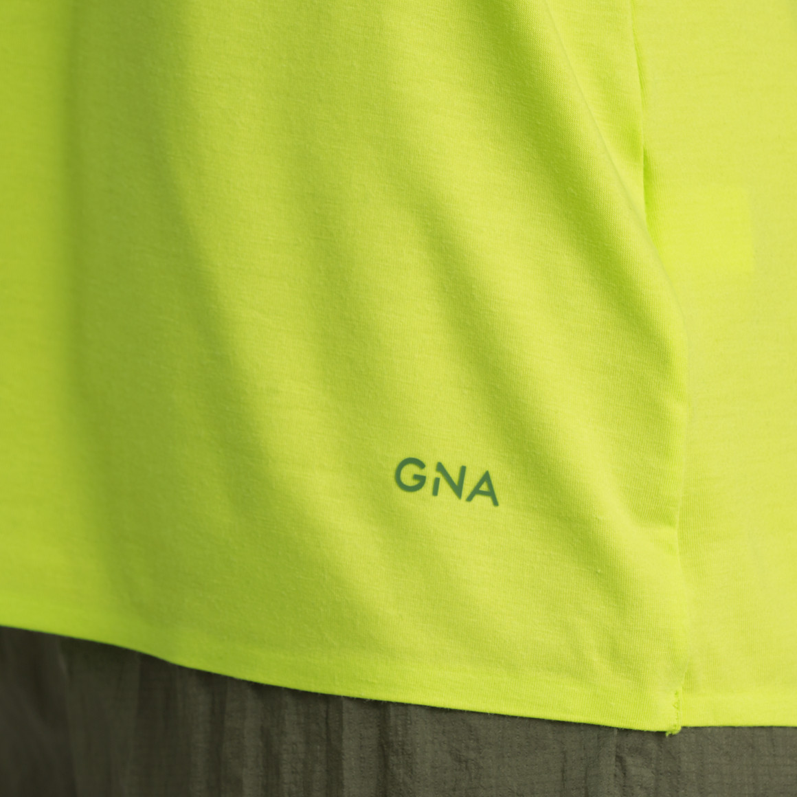 Gina Sports Damen Sport-Top unifarben limette