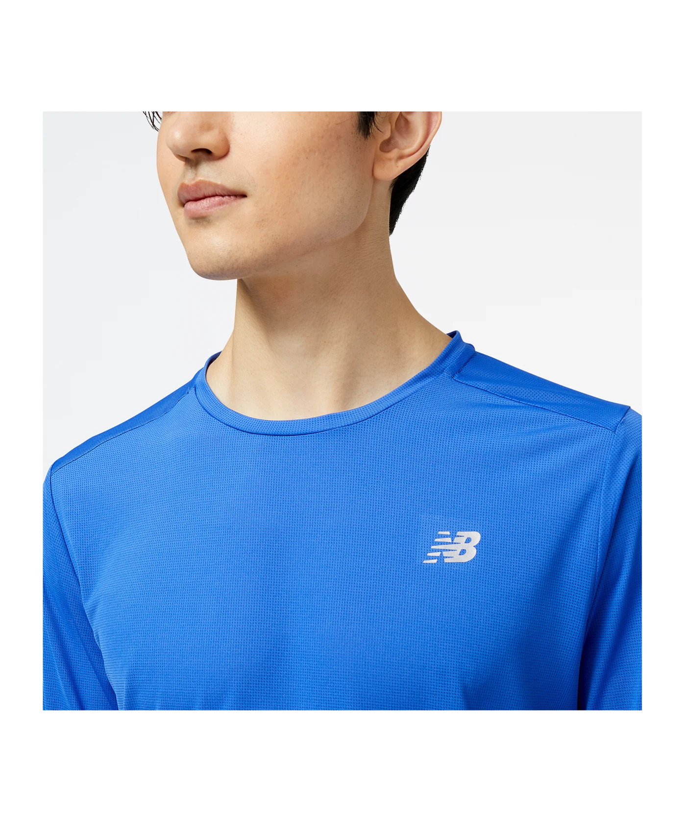 New Balance Accelerate Sweatshirt Blau FMIB