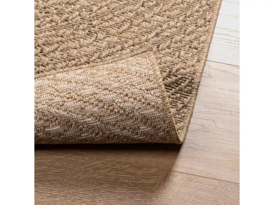 Tapis 200x290 cm aspect jute intérieur et extérieur