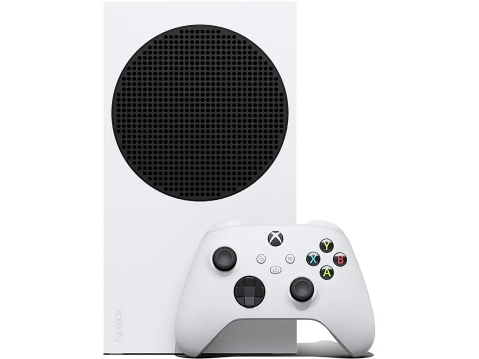 Microsoft® Xbox Series S | Spillekonsol - 1440p@60fps / 1080p@120fps - 512GB SSD NVme - Wi-Fi/LAN - HDMI® 2.1 - Hvid | Inkl. 1 x Xbox trådløs controller (Hvid)