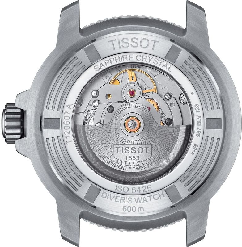 Tissot - Polshorloge - Roestvrijstaal - Metalen Band - 60ATM