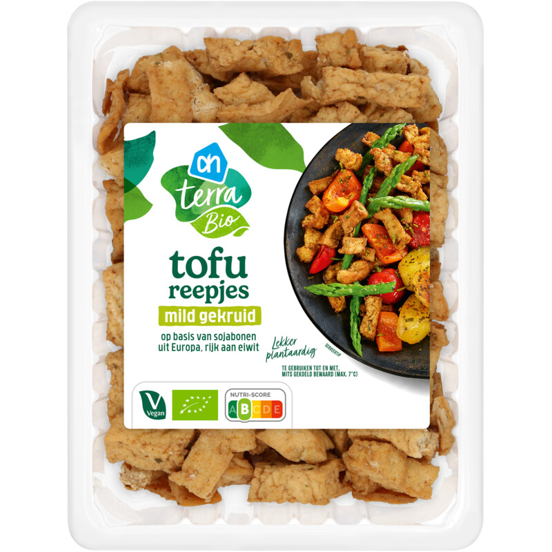 AH Terra Bio tofureepjes mild gekruid