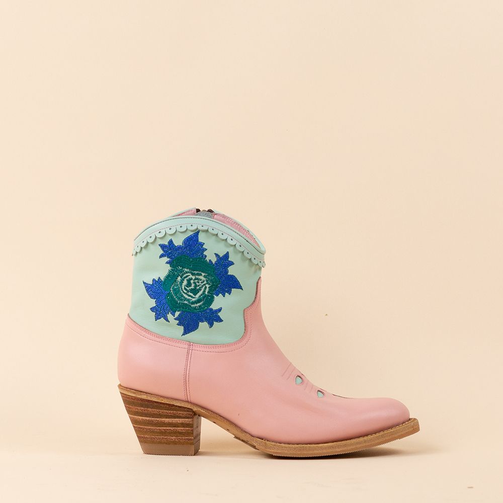 Sendra enkellaarsjes 17186 Nappa Baly Rosa
