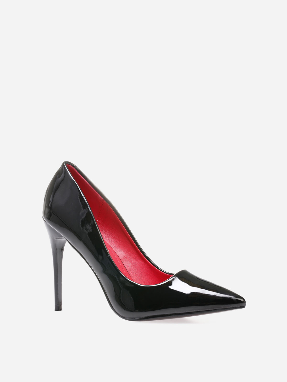 Stilettos pointus vernis- Noir