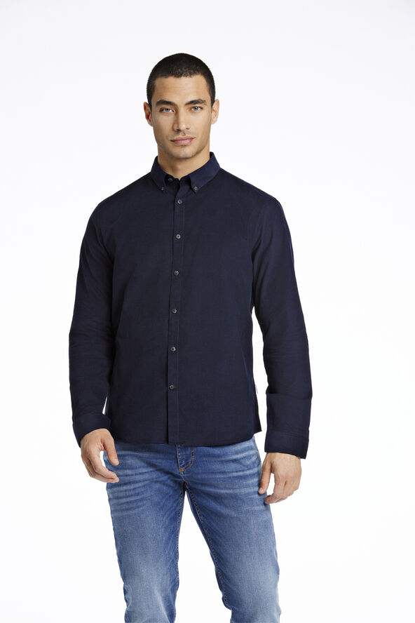 Lindbergh Fine corduroy shirt L/S Navy