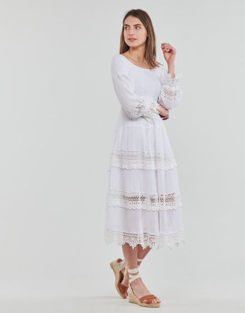 Guess - 3 QTR SLV AMBERLEE DRESS Blanco