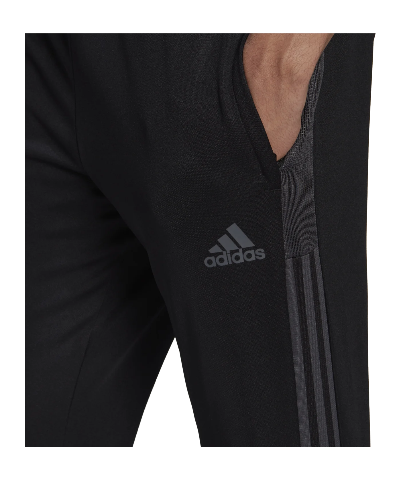 adidas House of Tiro Trainingshose Schwarz Grau