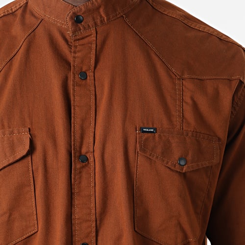 Chemise Manches Longues W-324 Marron