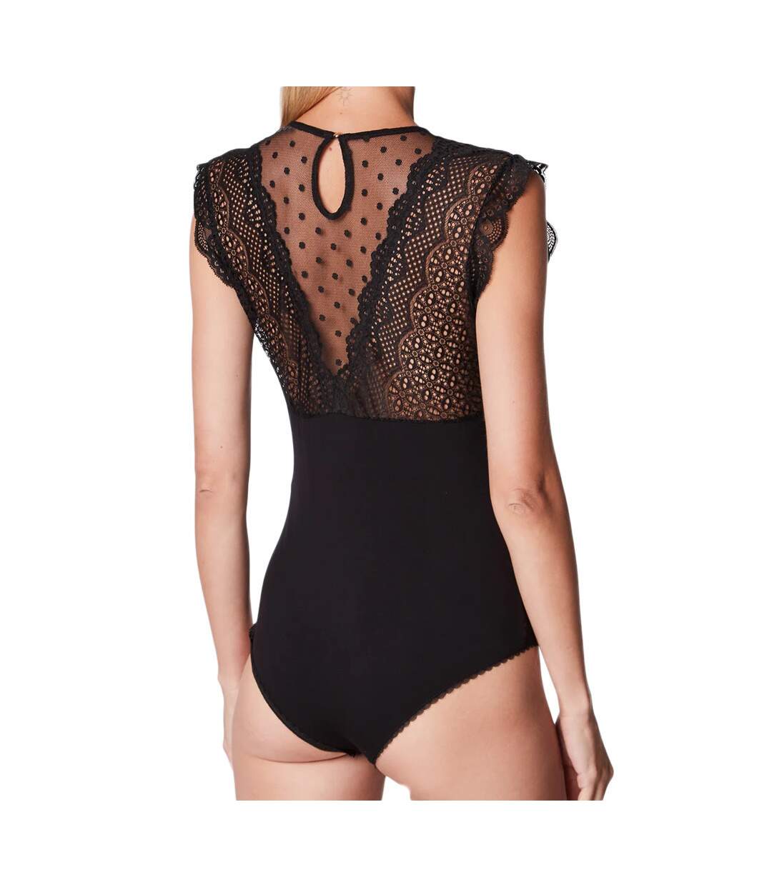Body Noir dentelle Femme Morgan Dova