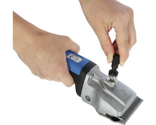 Bonum accu grote tondeuse voor paarden, inclusief 1 accu, blauw