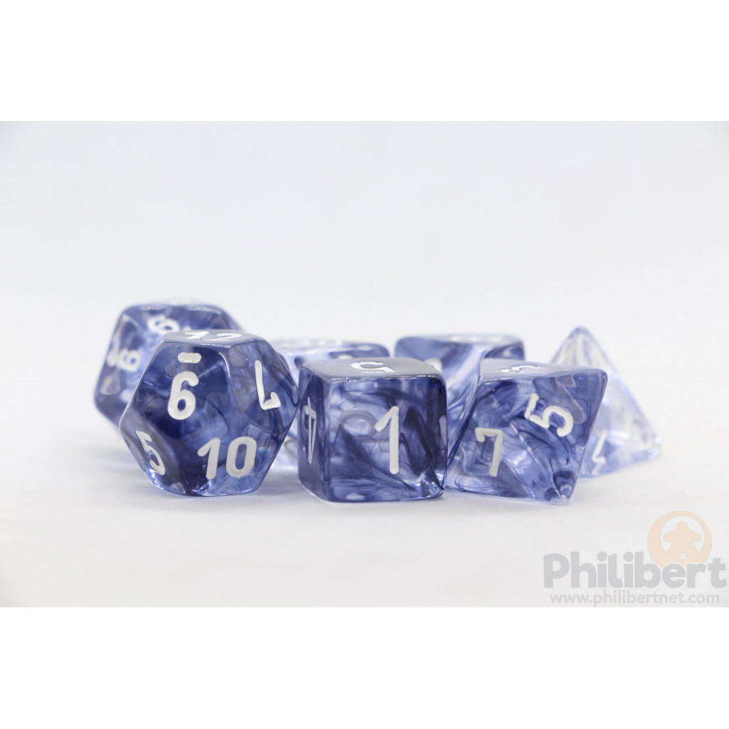 Set de 7 Dés JDR Chessex : Nebula