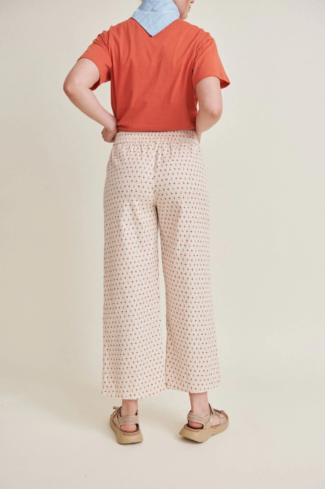 Basic Apparel Spina Pants 684 birch alaskan blue lotus orange tapenad summer