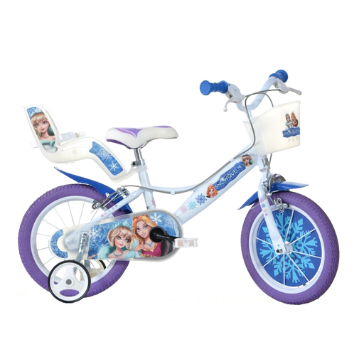 Bicicleta infantil Snow Queen de 16 polegadas, para meninas de 5 a 7 anos.