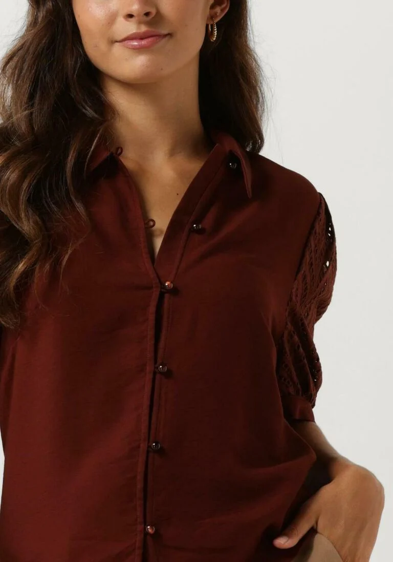 ANOTHER LABEL bruine another label blouse berdine
