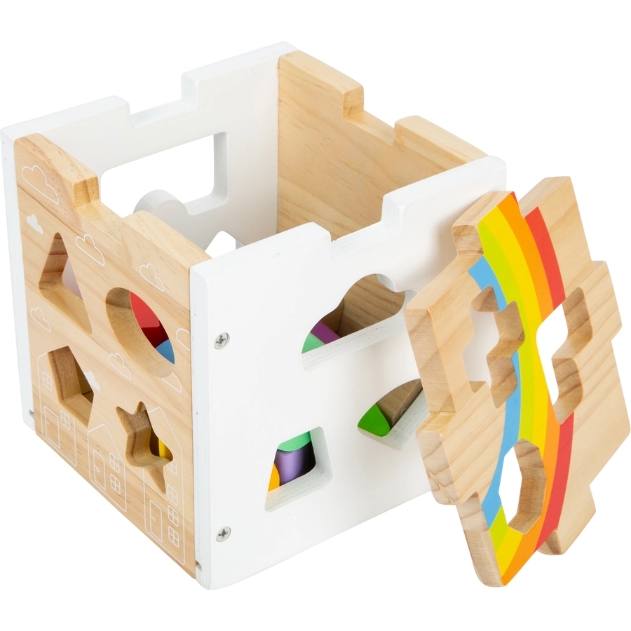 small foot® Steckwürfel Regenbogen