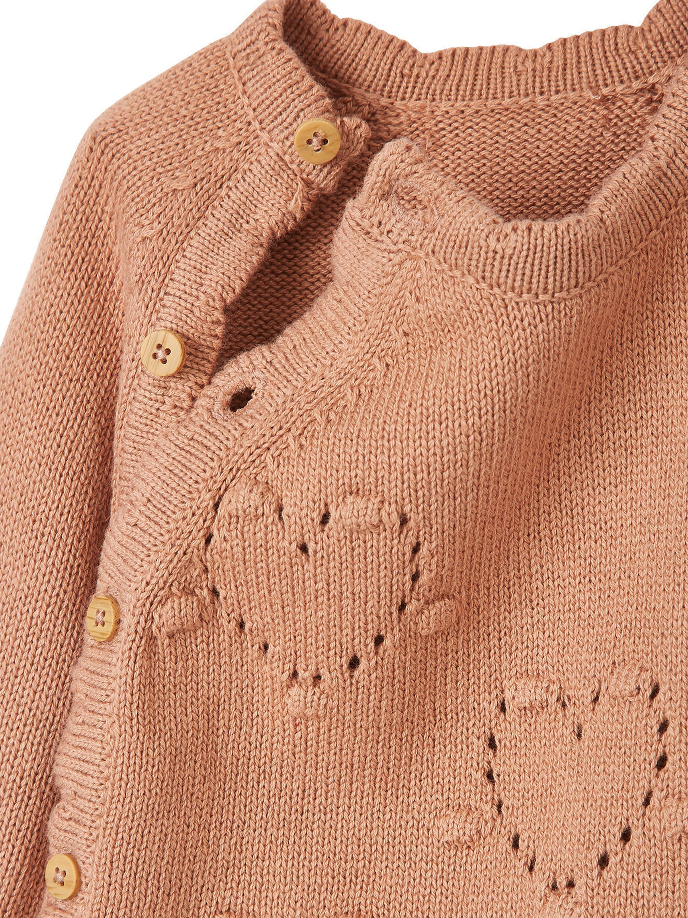 Vertbaudet Baby Wickeljacke, hellbraun
