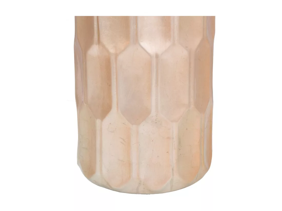 Vase en céramique doré 21,5x21,5x48h