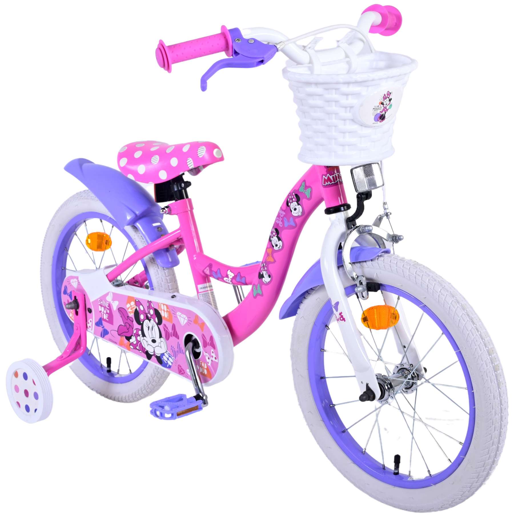 Kinderfahrrad Disney Minnie Cutest Ever Mädchen 16 Zoll Kinderrad Rosa