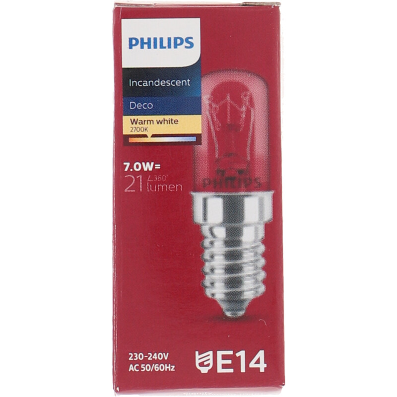 Philips Incandescent lamp warm white 7W dimbaar