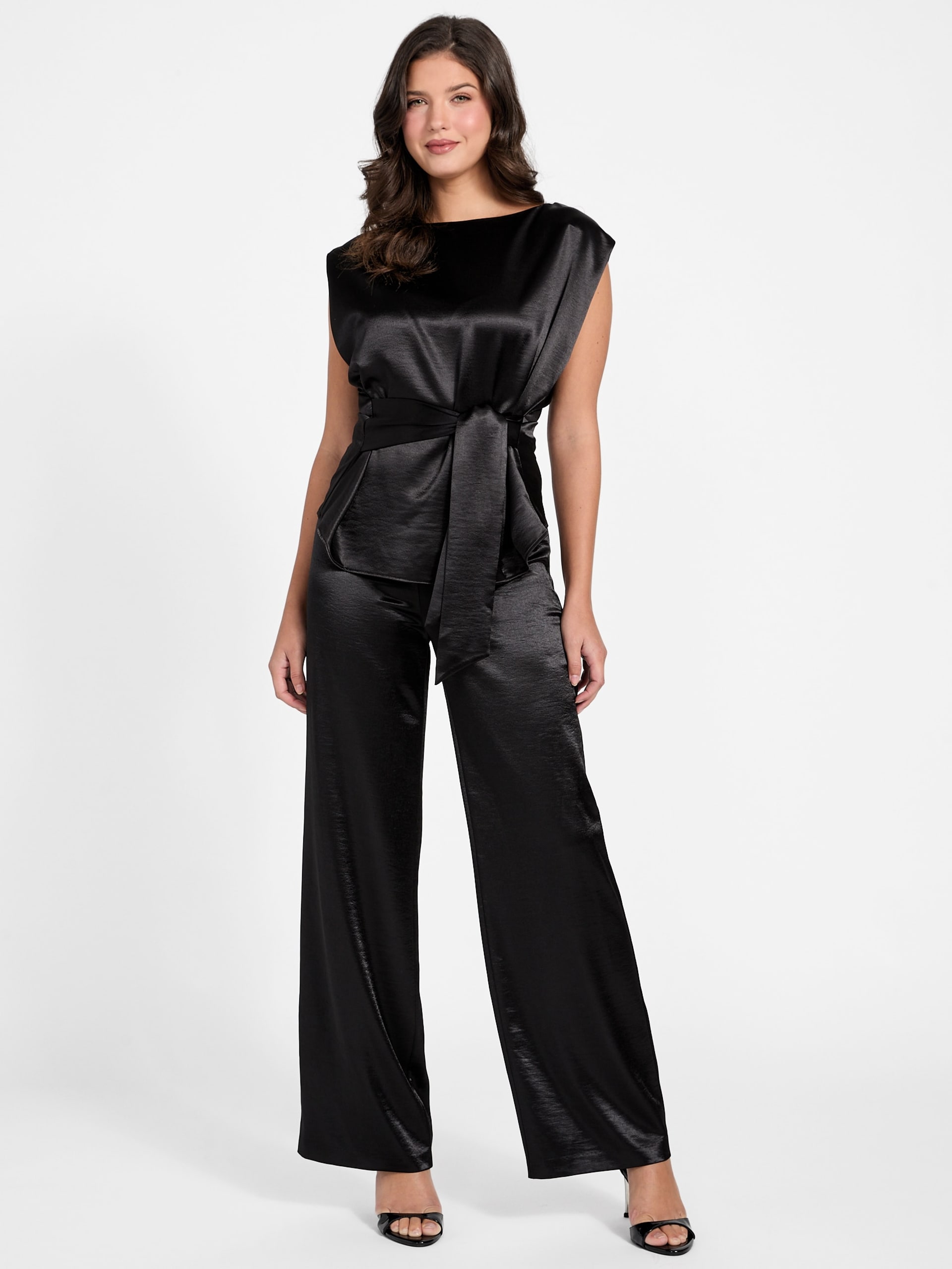 Blusa de cetim