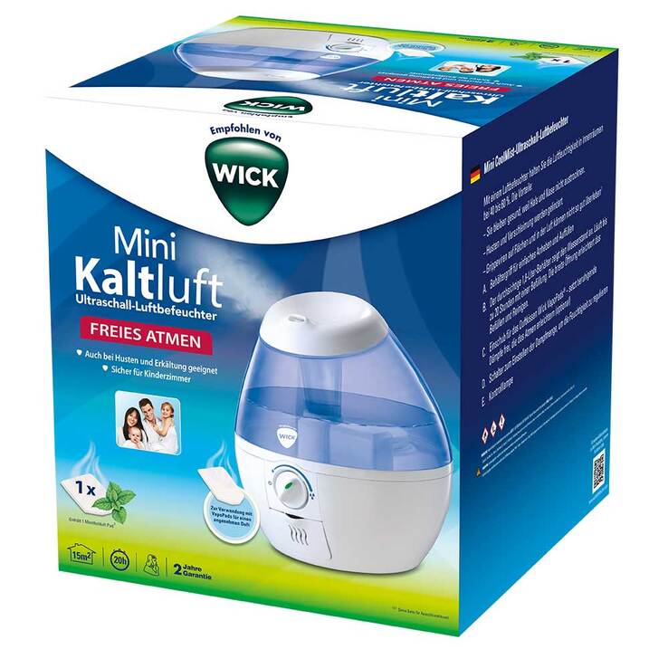 WICK Mini Coolmist Ultraschall Luftbefeuchter, 1 St