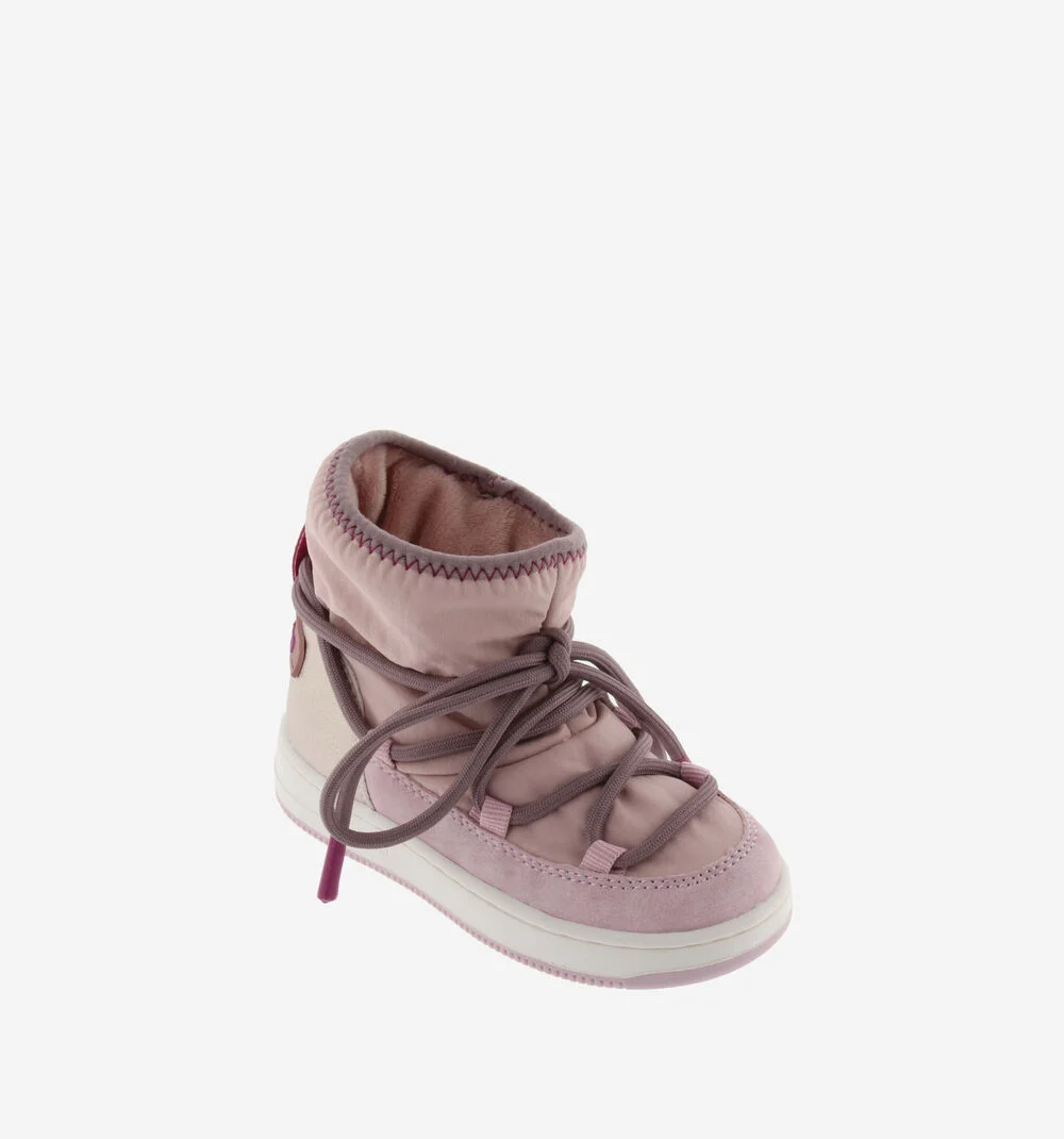TIEMPO BOTTE NYLON & MÉTAL Bottes après-ski pour filles ROSA