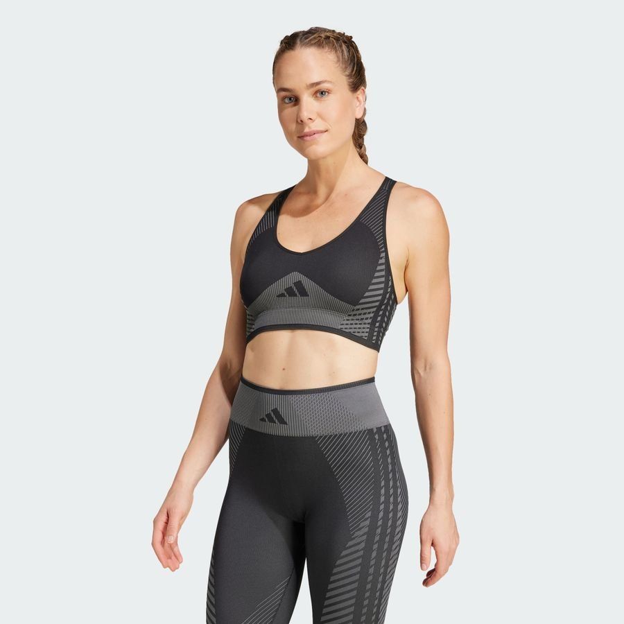 Adidas Brassière AEROKNIT Training Maintien léger